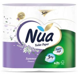 Զուգարանի թուղթ Nua Summer flowers 3շերտ 32հատ