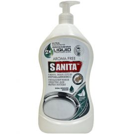 Սպասք լվանալու հեղուկ Sanita Aroma Free 1000մլ