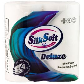 Զուգարանի թուղթ Silk Soft Deluxe 4 շերտ 4 հատ