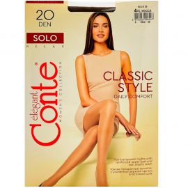 Զուգագուլպա Conte Solo 20 Den 4L Mocca