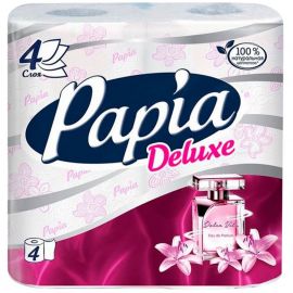 Զուգարանի թուղթ Papia 4 շերտ 4 հատ Deluxe Dolce Vita