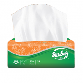 Անձեռոցիկ Silk Soft Vita 220 հատ 2 շերտ