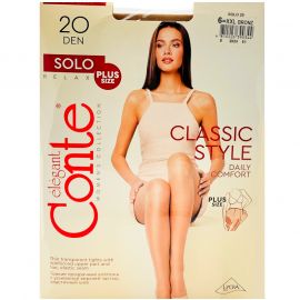 Զուգագուլպա Conte Solo 20 Den 6 XXL Bronz