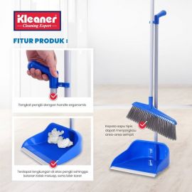 Հատակմաքրիչ խոզանակ և գոգաթիակ ռետինե եզրով Kleaner GSC004