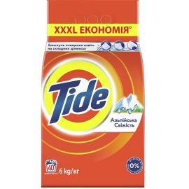 Լվացքի փոշի Tide Альпийская свежесть 6կգ