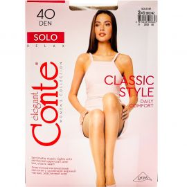 Զուգագուլպա Conte Solo 40 Den 2S Bronz