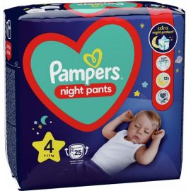 Մանկական տակդիր-վարտիք գիշերային Pampers Night Pants N4 (9-15կգ), 25 հատ