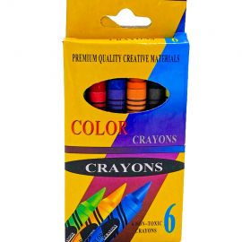 Յուղամատիտներ գունավոր Crayons S-2006A 6 գույն