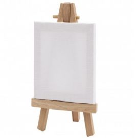 Նկարչական սպիտակ կտավ մոլբերտով 08*10սմ