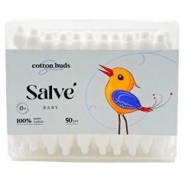 Բամբակյա փայտիկներ Salve մանկական 50 հատ
