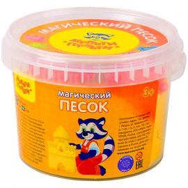 Կինետիկ ավազ տարայով Мульти-Пульти "Магический песок" Դեղին 