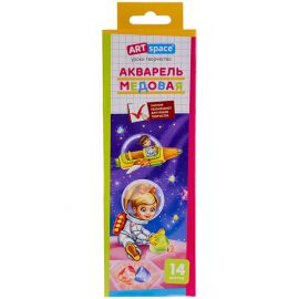 Ջրաներկ ArtSpace "Космонавты" մեղրային հիմքով 14 գույն