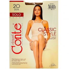 Զուգագուլպա Conte Solo 20 Den 5XL Bronz