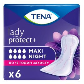 Կանացի Միջադիր Tena Lady Protect Maxi Night 6 հատ