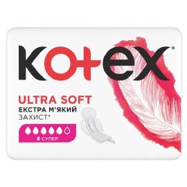 Կանացի միջադիր Kotex Ultra Soft Super 8 hատ