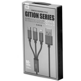 Լիցքավորման Լար Remax RC-131TH 3-ը 1-ում 1.15մ․