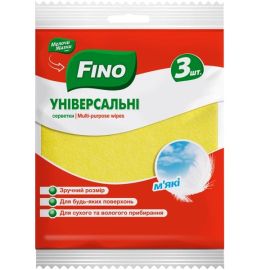 Անձեռոցիկներ վիսկոզային Fino 3հատ