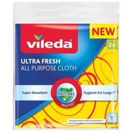 Անձեռոցիկներ վիսկոզային Vileda Ultra Fresh Антибактериальные 2հատ