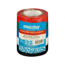 Մեկուսիչ ժապավեն Smartbuy 15մմx10մ 5 գույն 