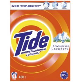 Լվացքի փոշի Tide Альпийская свежесть 450գ
