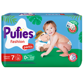 Մանկական տակդիր-վարտիք Pufies Pants XL N7 (17+ կգ) 32 հատ