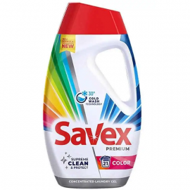 Լվացքի հեղուկ Savex Premium Color Care 945մլ (լվացքի քանակը՝ 21)