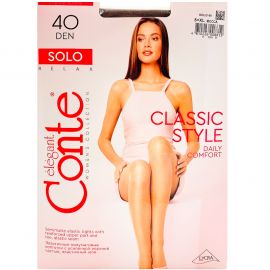Զուգագուլպա Conte Solo 40 Den 5XL Mocca