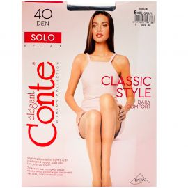 Զուգագուլպա Conte Solo 40 Den 5XL Grafit