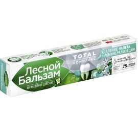 Ատամի մածուկ Лесной Бальзам Комплекс Двойная мята на отваре трав 75մլ.