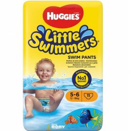 Մանկական տակդիր-վարտիք ջրային Huggies Little Swimmers N5-6 (12-18կգ), 11 հատ