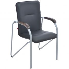 Գրասենյակային աթոռ Фабрикант "Самба" կաշվեպատ, սև