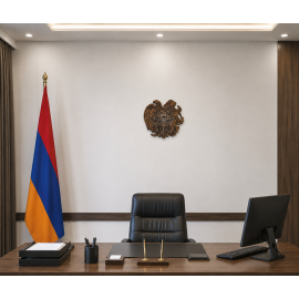 ՀՀ Գերբ փայտից փորագրված 40սմ
