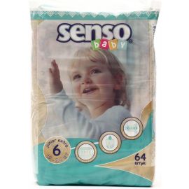 Մանկական տակդիր Senso Baby Junior 6XXL (15-30կգ), 64 հատ