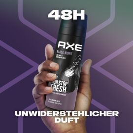 Հոտազերծիչ-սփրեյ AXE Black Night 150մլ