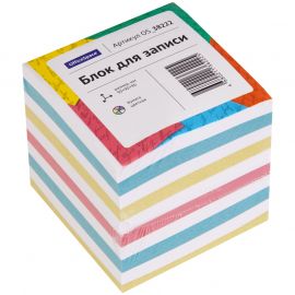 Նշումների թուղթ OfficeSpace 9*9*9 սմ․ գունավոր