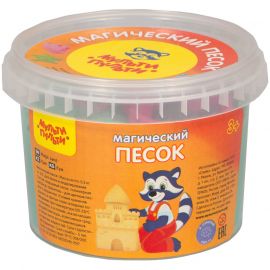 Կինետիկ ավազ տարայով Мульти-Пульти "Магический песок" Զմրուխտ