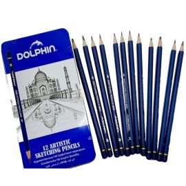 Մատիտ Dolphin Համարներով սև 12 հատ