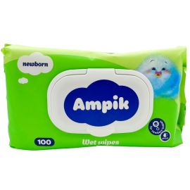 Խոնավ անձեռոցիկ Ampik մանկական 100 հատ