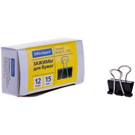 Թղթի սեղմակ 15մմ OfficeSpace  ( 12 հատ )