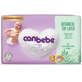 Մանկական տակդիր Canbebe N3 (6-10կգ), 70 հատ