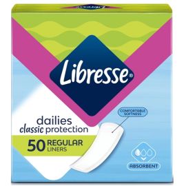Ամենօրյա միջադիր Libresse Pantyliners Classic էկոնոմ 50 հատ