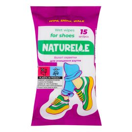 Խոնավ Անձեռոցիկ Naturelle Կոշիկների Մաքրման համար 15 հատ