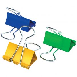 Թղթի սեղմակ 15մմ Berlingo ( 12 հատ ) Գունավոր