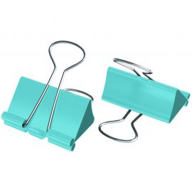 Թղթի սեղմակ 19մմ Berlingo ( 10 հատ ) Գունավոր - Կապույտ