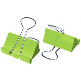 Թղթի սեղմակ 19մմ Berlingo ( 10 հատ ) Գունավոր - Կանաչ