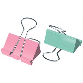 Թղթի սեղմակ 32մմ Berlingo ( 12 հատ ) Գունավոր