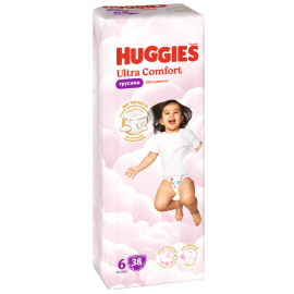 Մանկական տակդիր-վարտիք Huggies Ultra Comfort Girl N6 (15-25կգ) 38 հատ