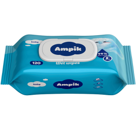 Խոնավ անձեռոցիկ մանկական Ampik 120 հատ
