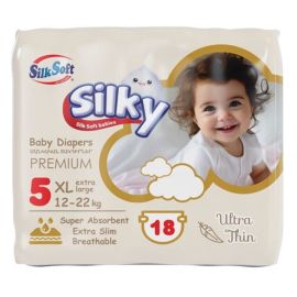 Տակդիր մանկական Silk Soft N5 XL (12-22կգ), 18հատ