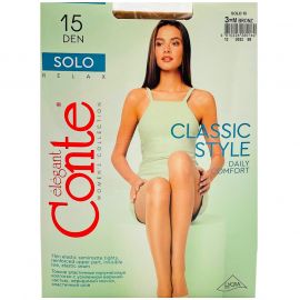 Զուգագուլպա Conte Solo 15 Den 3 M Bronz